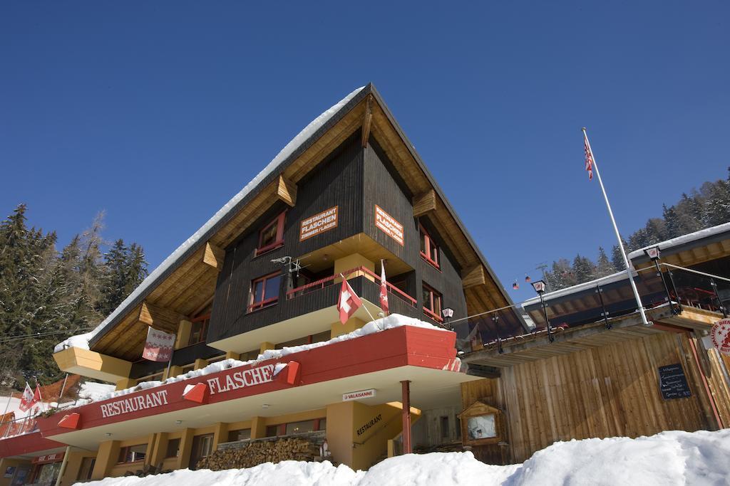 Hotel Restaurant Flaschen Albinen Exteriör bild